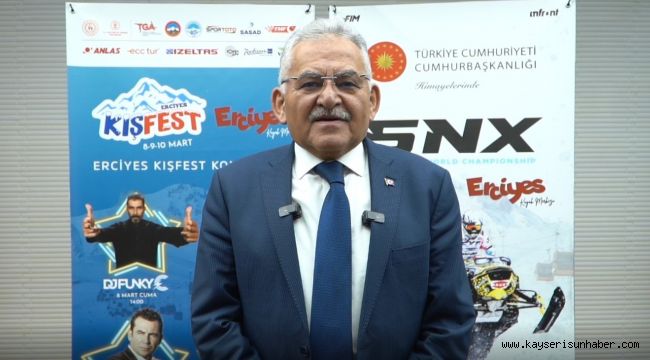 Başkan Büyükkılıç'tan hem Dünya Şampiyonası hem de Kış Festivali'ne davet