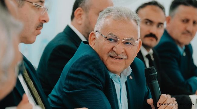 Başkan Büyükkılıç'tan iş insanlarına 'istikrar' vurgusu