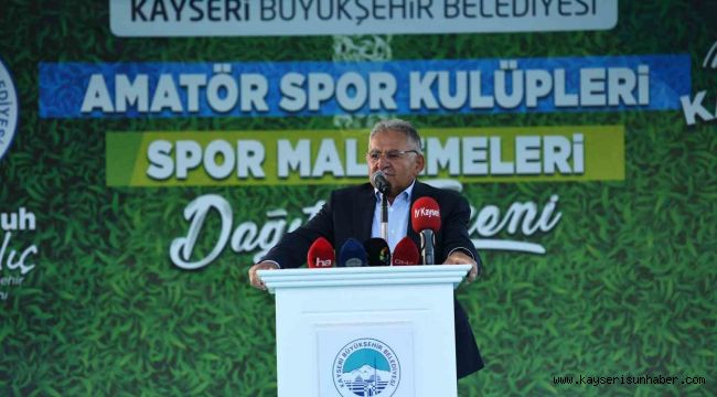 Sporcunun dostu başkandan amatör spor kulüplerine destek sürüyor