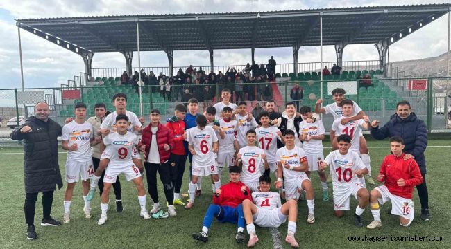 U16 Gelişim Ligi 13. Hafta: Kayserispor: 2-Gaziantep FK:1