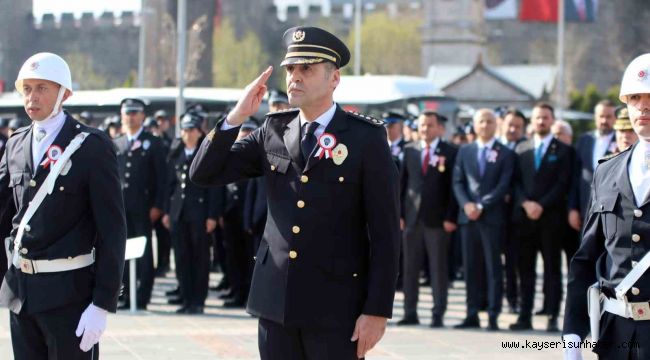 Türk Polis Teşkilatı'nın 179. yaşı Kayseri'de kutlanıyor