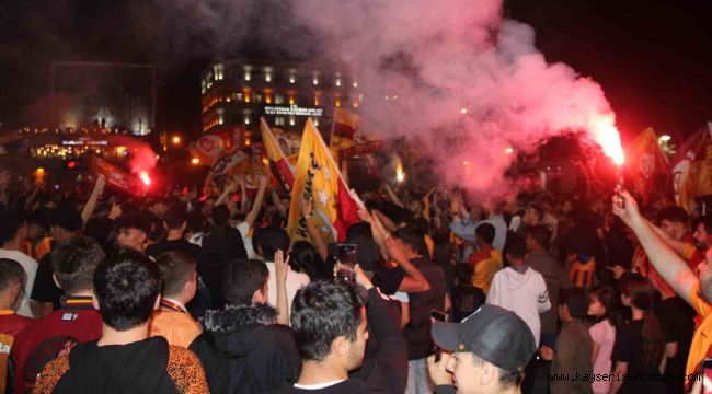 Kayseri'de Galatasaray coşkusu