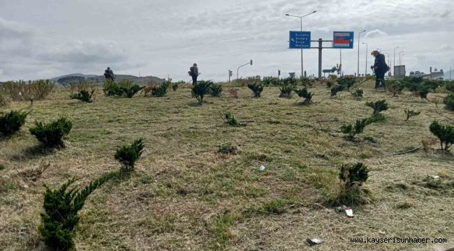 Kayseri'nin dört bir yanında bahar temizliği