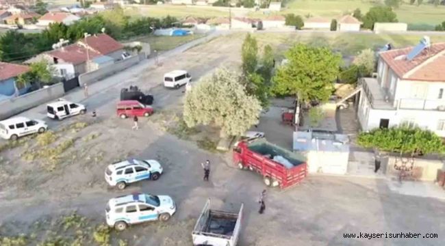 Aranan şahıslara 91 polis ile operasyon: 14 gözaltı