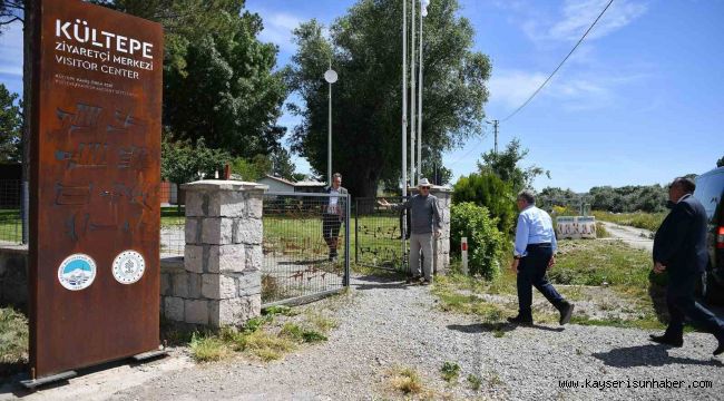 Başkan Büyükkılıç'tan Kültepe Ziyaretçi Merkezi'ne davet