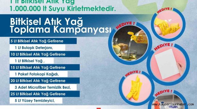 Çevre Günü'nde Talas'ta anlamlı kampanya