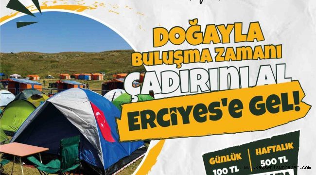 Doğaseverler Erciyes Kayak Merkezi'nde buluşacak