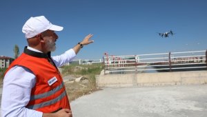 Kocasinan Belediyesi, drone ile tüm açık alanları ilaçlıyor