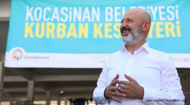 Kocasinan Belediyesi'nin kurban kesim yerleri tam not aldı