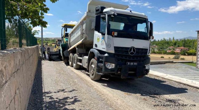 Melikgazi'ye kazandırılan yeni yollar vatandaşlara konfor sağlıyor