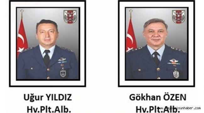 Şehit pilotların kimlikleri belli oldu