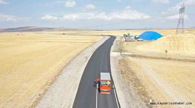 10 mahalleyi ilgilendiren yol hizmete açıldı