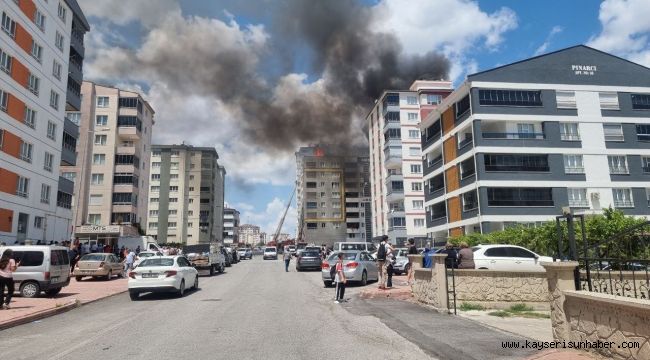 Alevler arasında korku dolu anlar