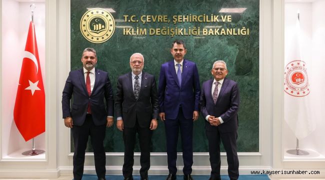 Başkan Büyükkılıç'tan yeni bakanlara 'hayırlı olsun' ziyareti