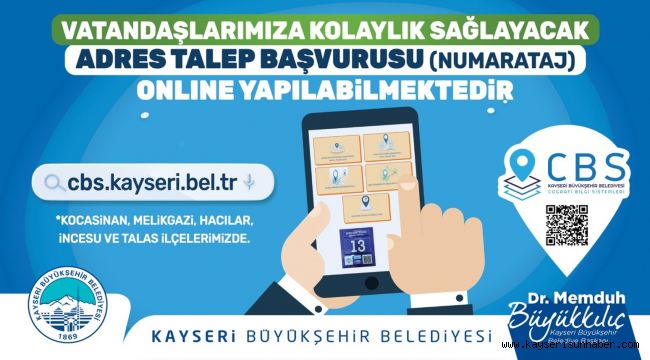 Büyükşehir'in adres talep başvuruları 'çevrimiçi' yapılıyor