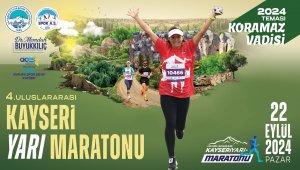 Büyükşehirin Uluslararası Kayseri Yarı Maratonu'nda tema 'Koramaz Vadisi' oldu