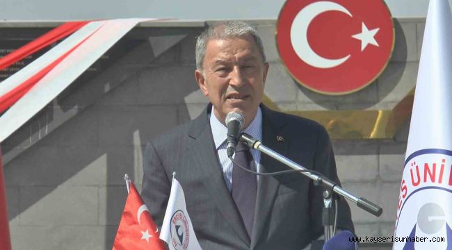 Hulusi Akar: "Kayseri'de Suriyeliler vasıtasıyla bir fitne fesat tezgahlanmaya çalışıldı"