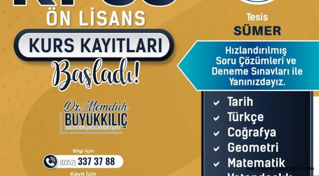 KAYMEK'te KPSS için kurs kayıtları sürüyor