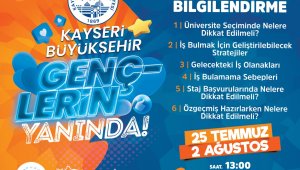 Kayseri Büyükşehir'den 'Büyükşehir Gençlerin Yanında' konferansı