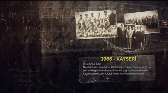 Kayserispor 58 yaşında