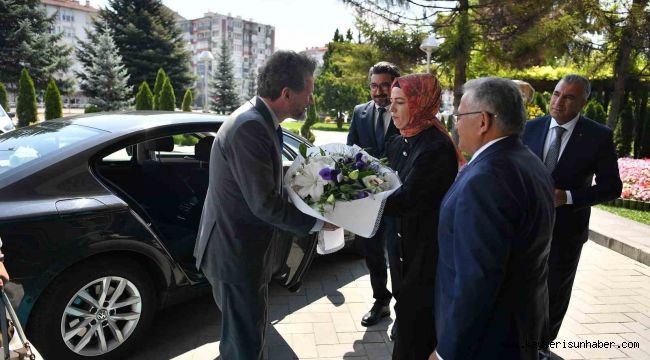 Kuzey Makedonya Cumhuriyeti Ankara Büyükelçisi Manasijevski'den Başkan Büyükkılıç'a ziyaret