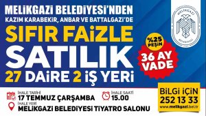 Melikgazi Belediyesi'nden ev veya işyeri sahibi olmak isteyenlere büyük fırsat