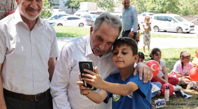 Talas'ın parkları, çocukların kitap okuma mekanları