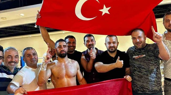 Tomarzalı Dünya Boks Şampiyonu Aydemir, Afrika'da Türk bayrağını dalgalandırdı