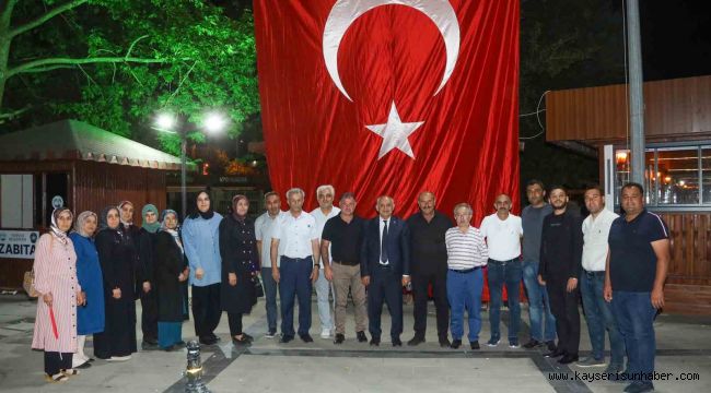 Yahyalı'da 15 Temmuz şehitleri dualarla anıldı