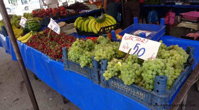 Yaz geldi, pazarda fiyatlar düştü