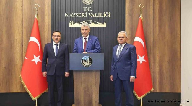 Bakan Bolat'tan Kayseri Valiliği'ne ziyaret