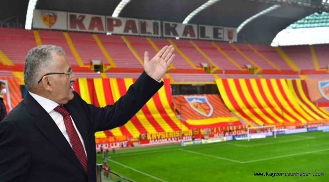 Başkan Büyükkılıç'tan Kayserispor'a destek çağrısı