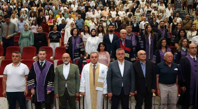 ERÜ Diş Hekimliği Fakültesi 15. dönem mezunlarını verdi