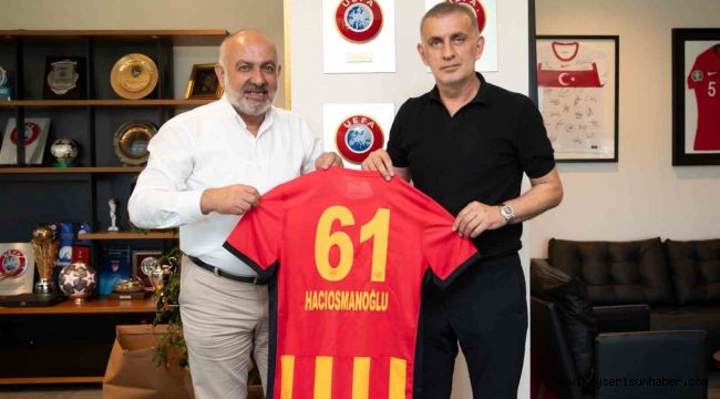 Kayserispor Başkanı Ali Çamlı'dan TFF'ye ziyaret