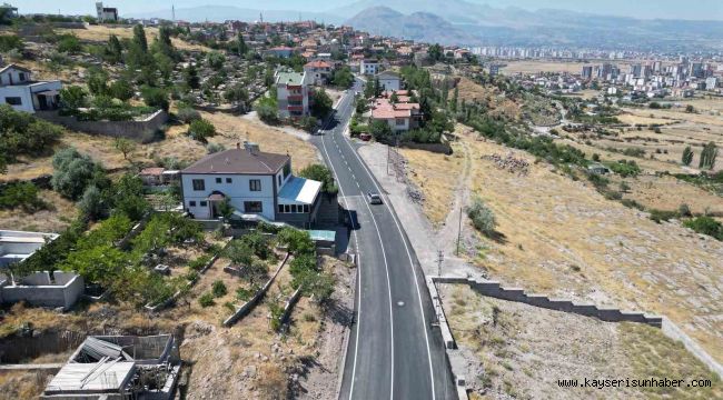 Melikgazi Belediyesi Mimarsinan Mahallesi'ne yeni yollar kazandırdı