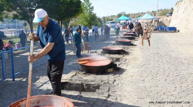 Melikgazi'de salça günleri başlıyor