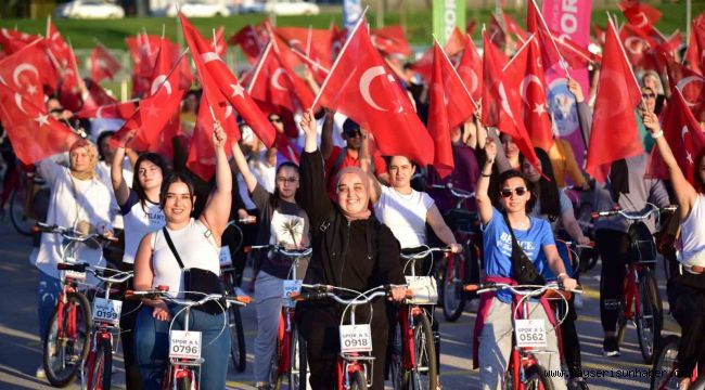 Spor A.Ş.'den Zafer Bayramı'na özel bisikletle zafer turu