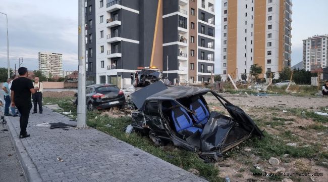 Tofaş'ın ikiye bölündüğü kaza kamerada