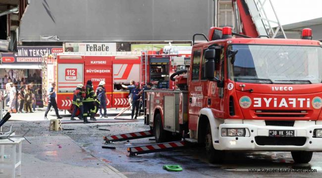 Tüp patladı, ortalık savaş alanına döndü