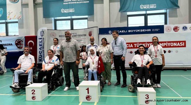 Türkiye Boccia Şampiyonası'na Kayseri damgası