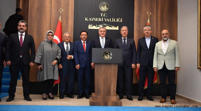 Bakan Aşkın Bak'tan Kayseri Valiliği'ne ziyaret