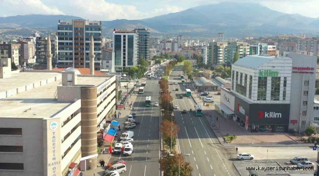 Başkan Büyükkılıç, Tacettin Veli Bulvarı'ndaki çalışmaları inceledi