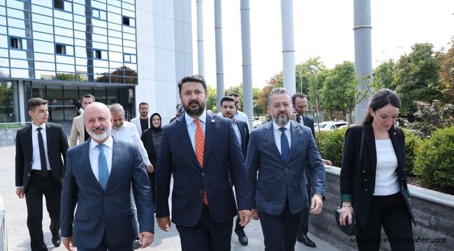 Başkan Çolakbayrakdar, AK Parti Nevşehir Milletvekili Emre Çalışkan'ı ağırladı