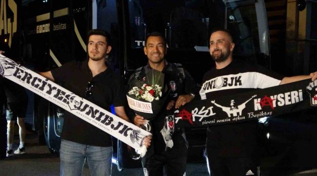 Beşiktaş kafilesi Kayseri'de