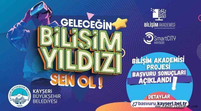 Büyükşehir'in Bilişim Akademisi'nde başvuru sonuçları açıklandı