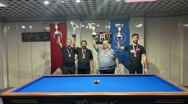 Kayseri Bilardo İl Birinciliği tamamlandı