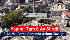 Kayseri'nin 8 asırlık camisi, yıllar sonra aslına kavuştu!