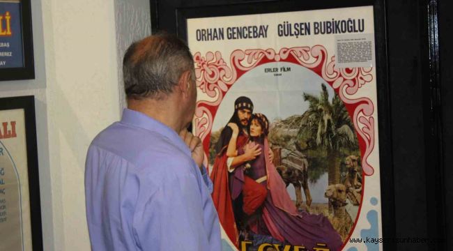 Kayseri'de 'Yeşilçam Nostaljik Film Afişleri Sergisi' açıldı