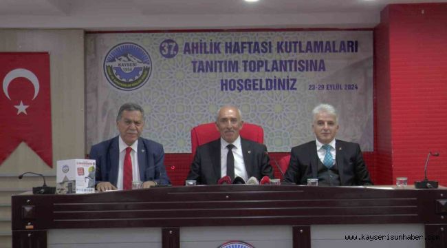 Kayseri'de Ahilik Haftası coşkuyla kutlanacak