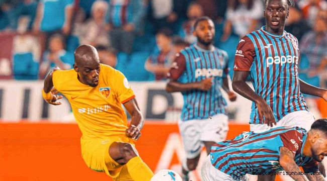 Kayserispor Trabzonspor ile berabere kaldı